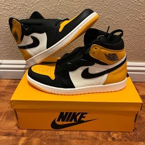 Jordan 1 High OG - Yellow Toe Sz 10.5